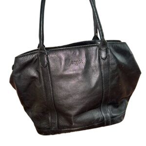 Margot NYC genuine leather tote Black Oversized